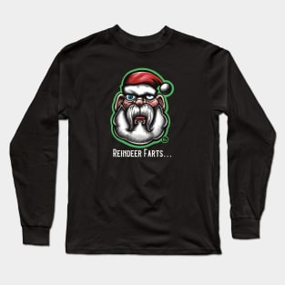 Burnt Out Santa Long Sleeve T-Shirt